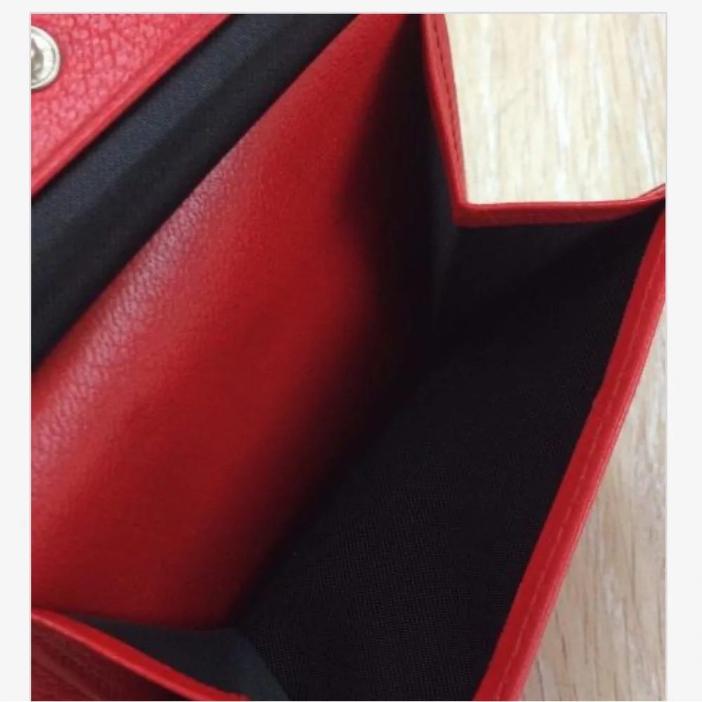 Hide K 1896 Japanese Carbon Fiber Leather RFID Wallet NWT